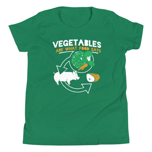 Vegetables Are What Food Eats Kid's Youth Tee