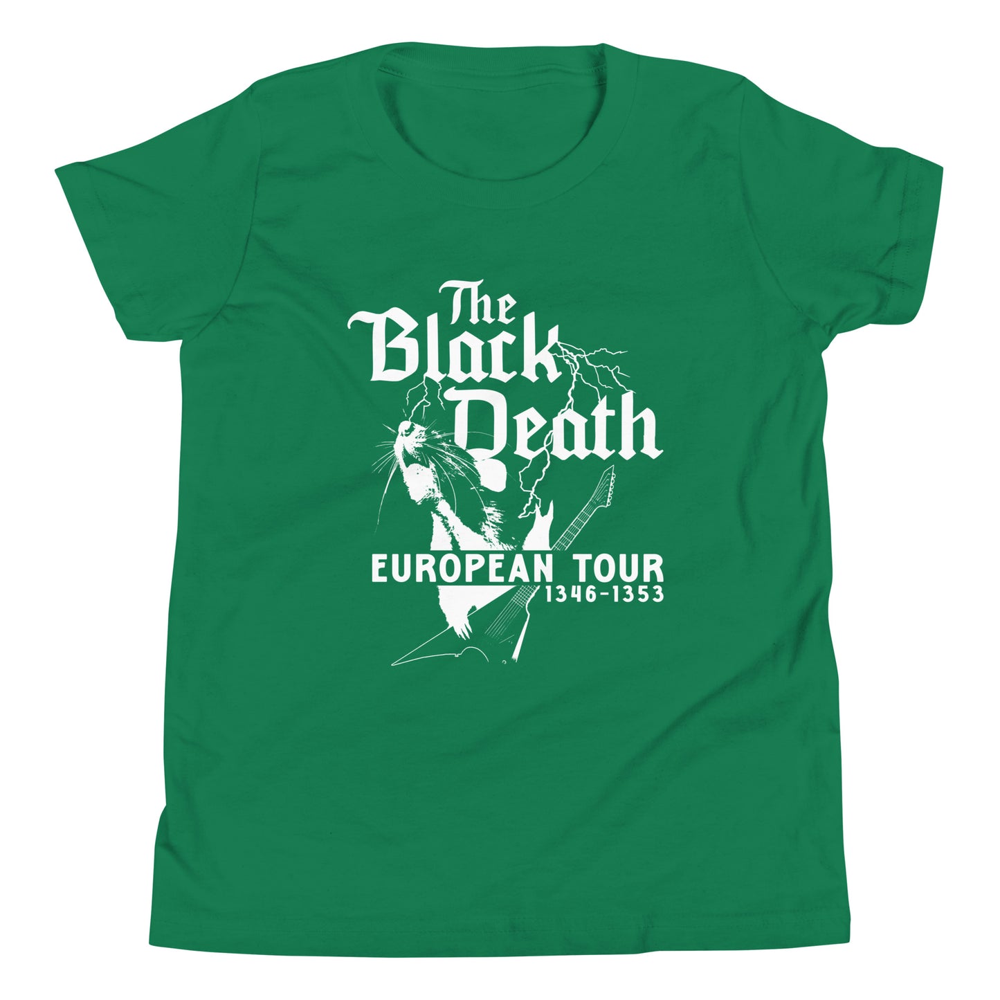 The Black Death European Tour Kid's Youth Tee