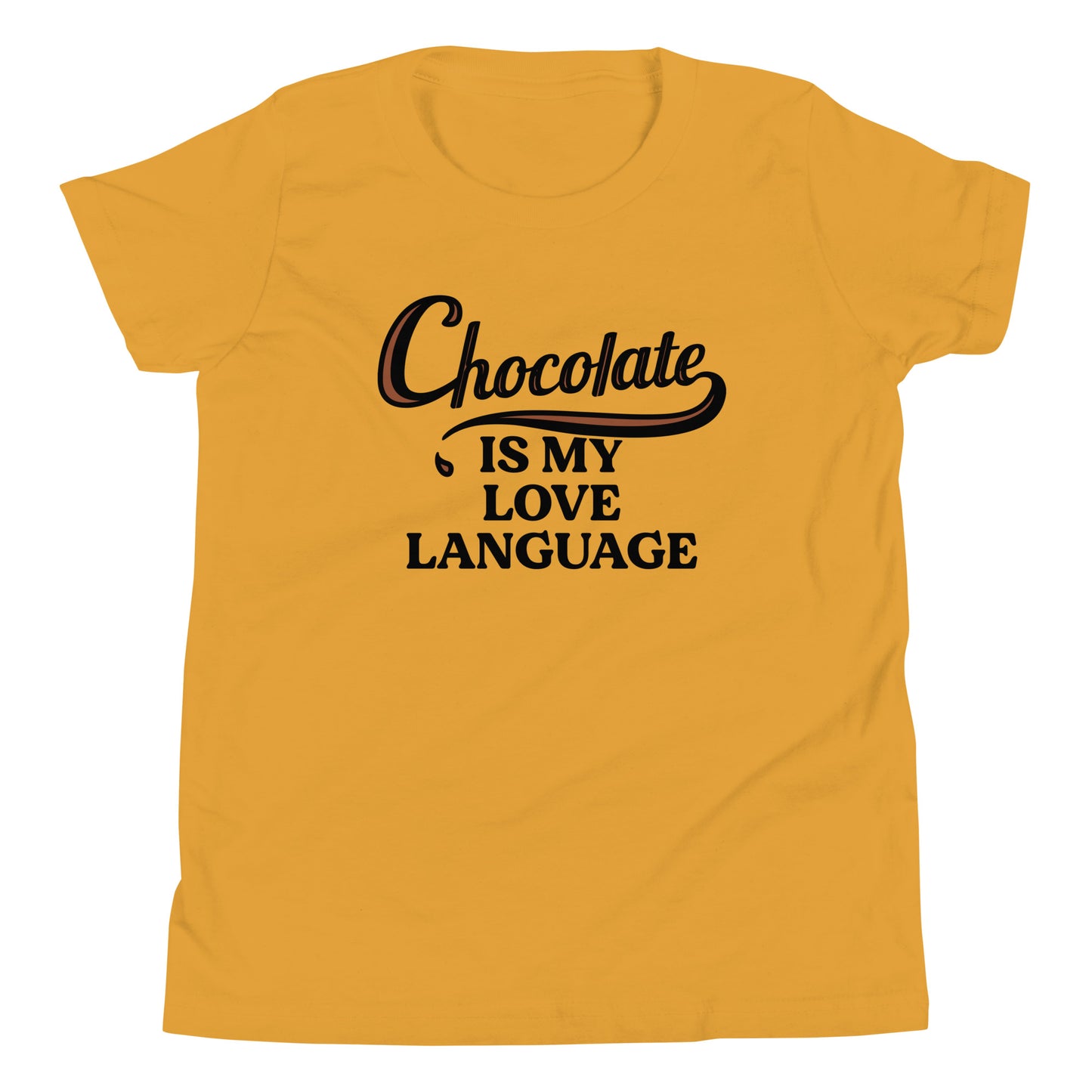 Chocolate Is My Love Language Kid's Youth Tee