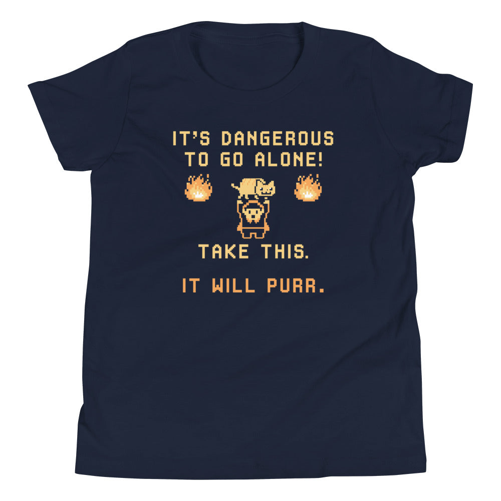 It's Dangerous To Go Alone Kid's Youth Tee