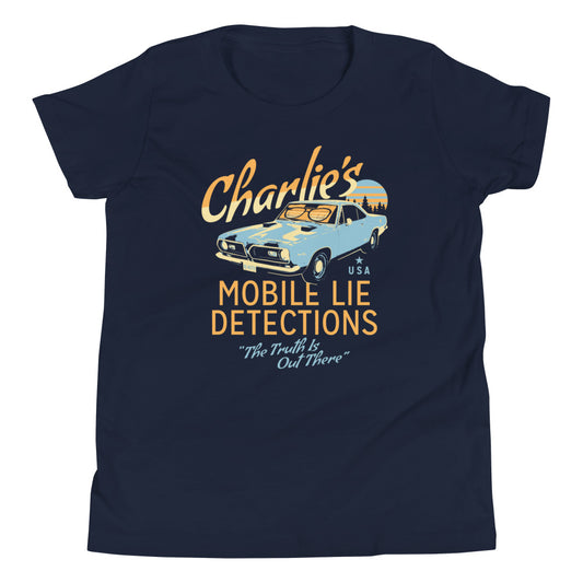 Charlie's Mobile Lie Detection Kid's Youth Tee