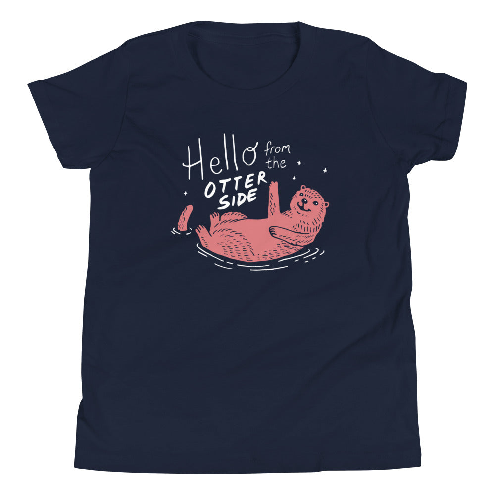 Hello From The Otter Side Kid's Youth Tee