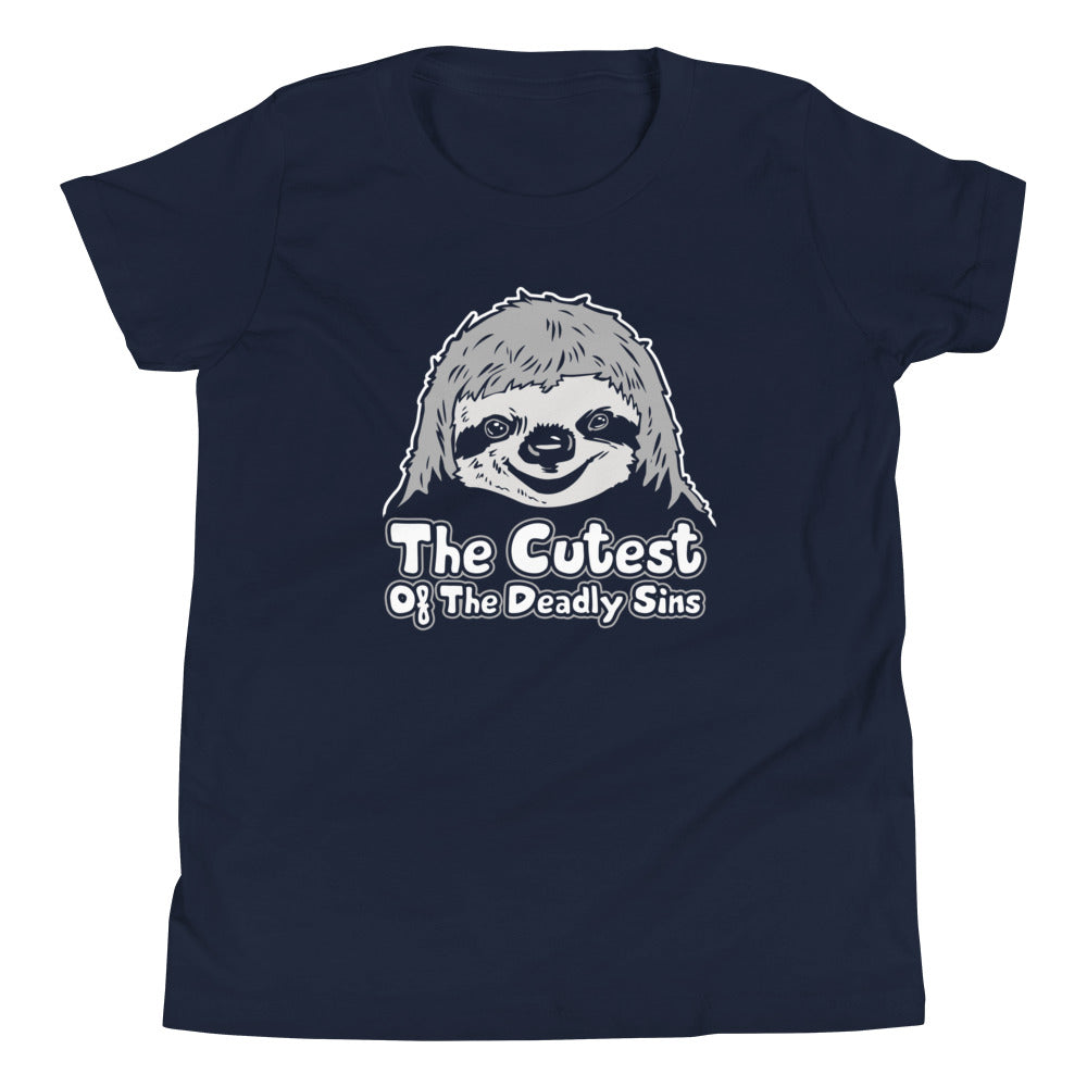 Sloth, The Cutest Of The Deadly Sins Kid's Youth Tee