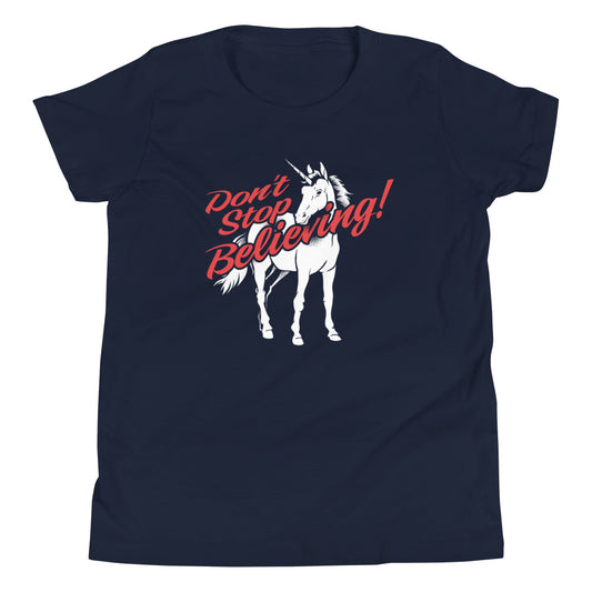 Don't Stop Believing Unicorn Kid's Youth Tee