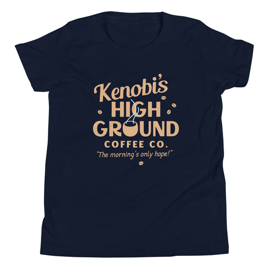 Kenobi's High Ground Coffee Co Kid's Youth Tee