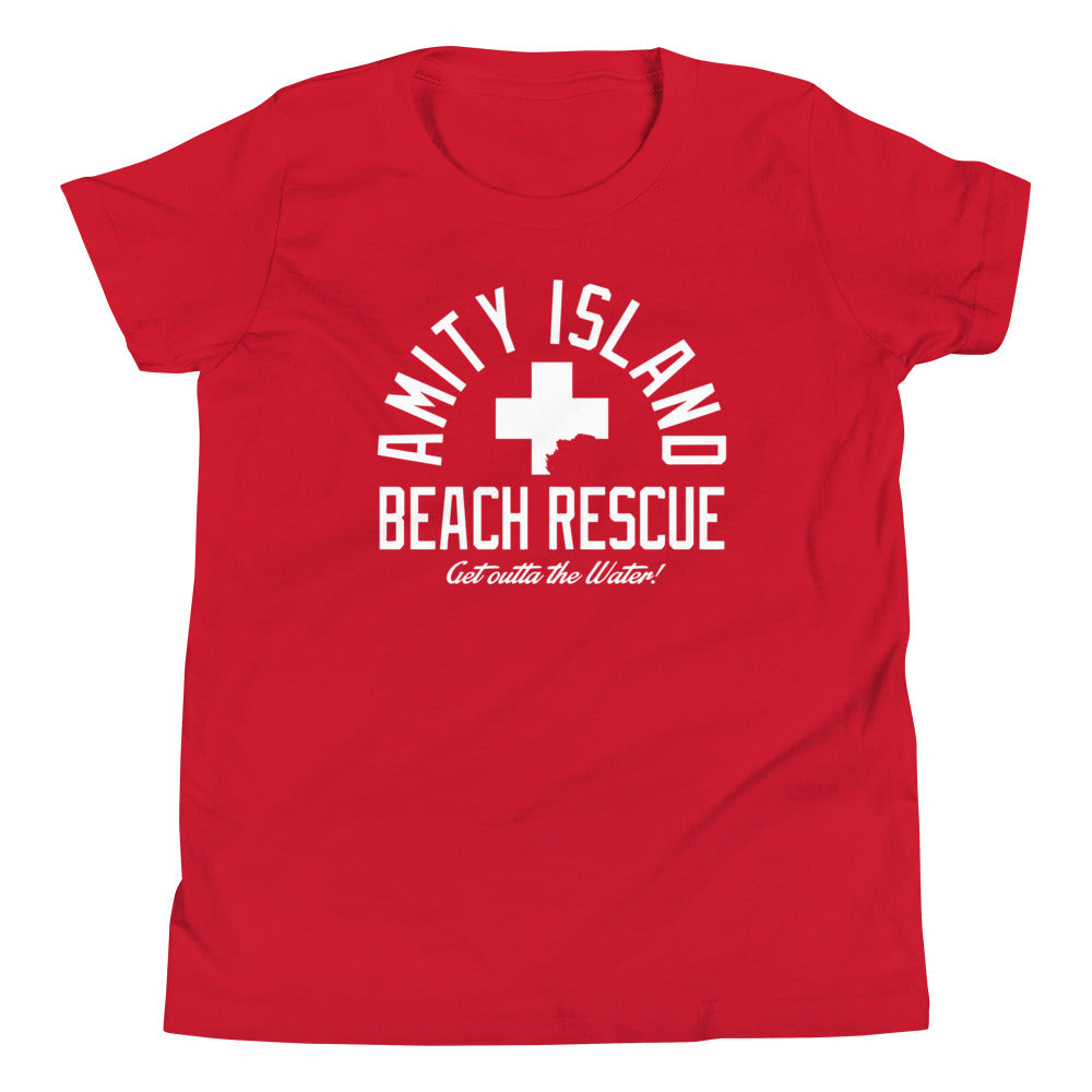 Amity Island Beach Rescue Kid's Youth Tee