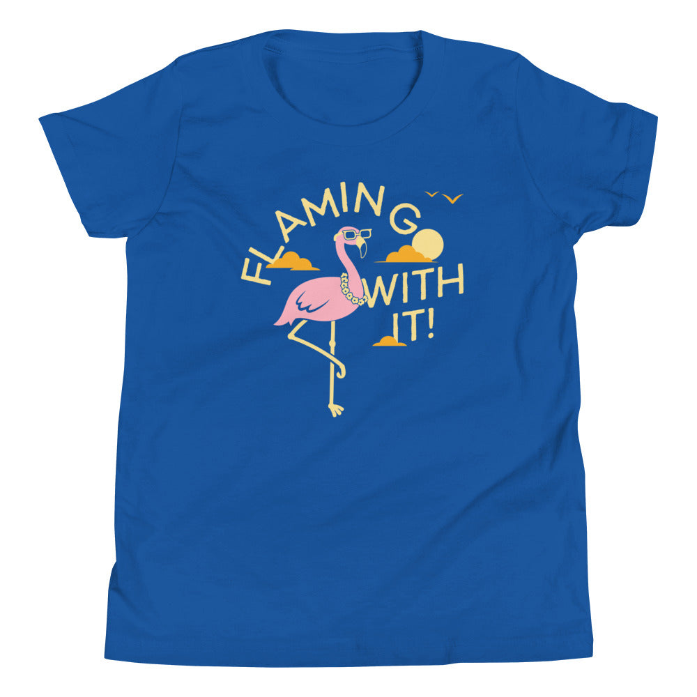 Flamingo With It Kid's Youth Tee
