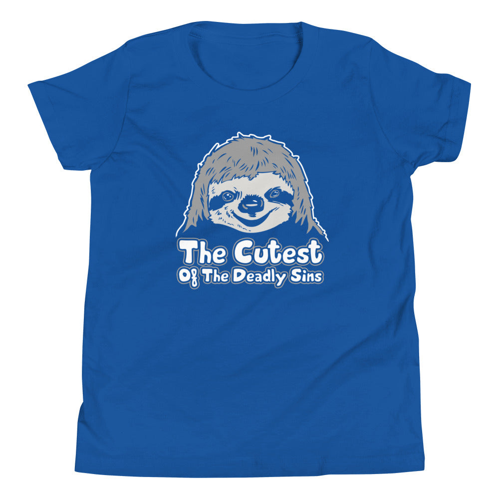 Sloth, The Cutest Of The Deadly Sins Kid's Youth Tee
