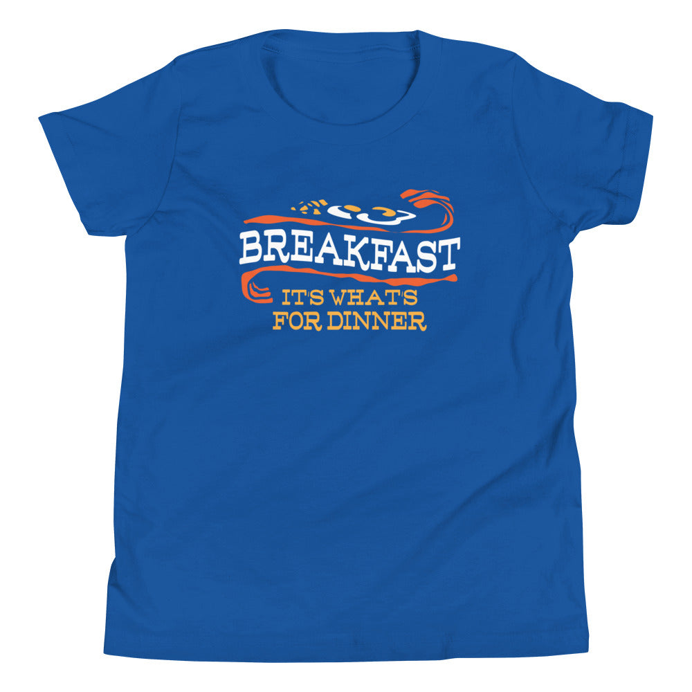 Breakfast, It's What's For Dinner Kid's Youth Tee