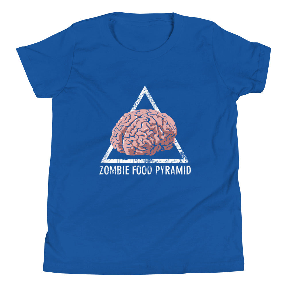 Zombie Food Pyramid Kid's Youth Tee