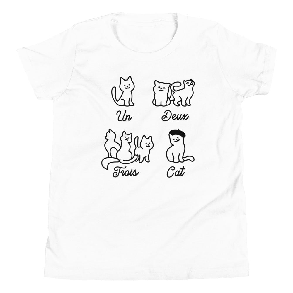 Un Deux Trois Cat Kid's Youth Tee