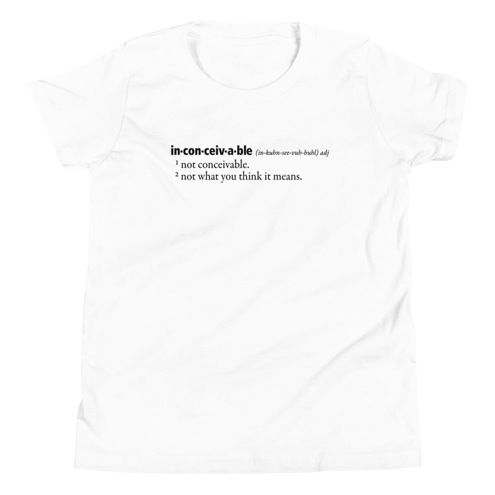 Inconceivable Definition Kid's Youth Tee