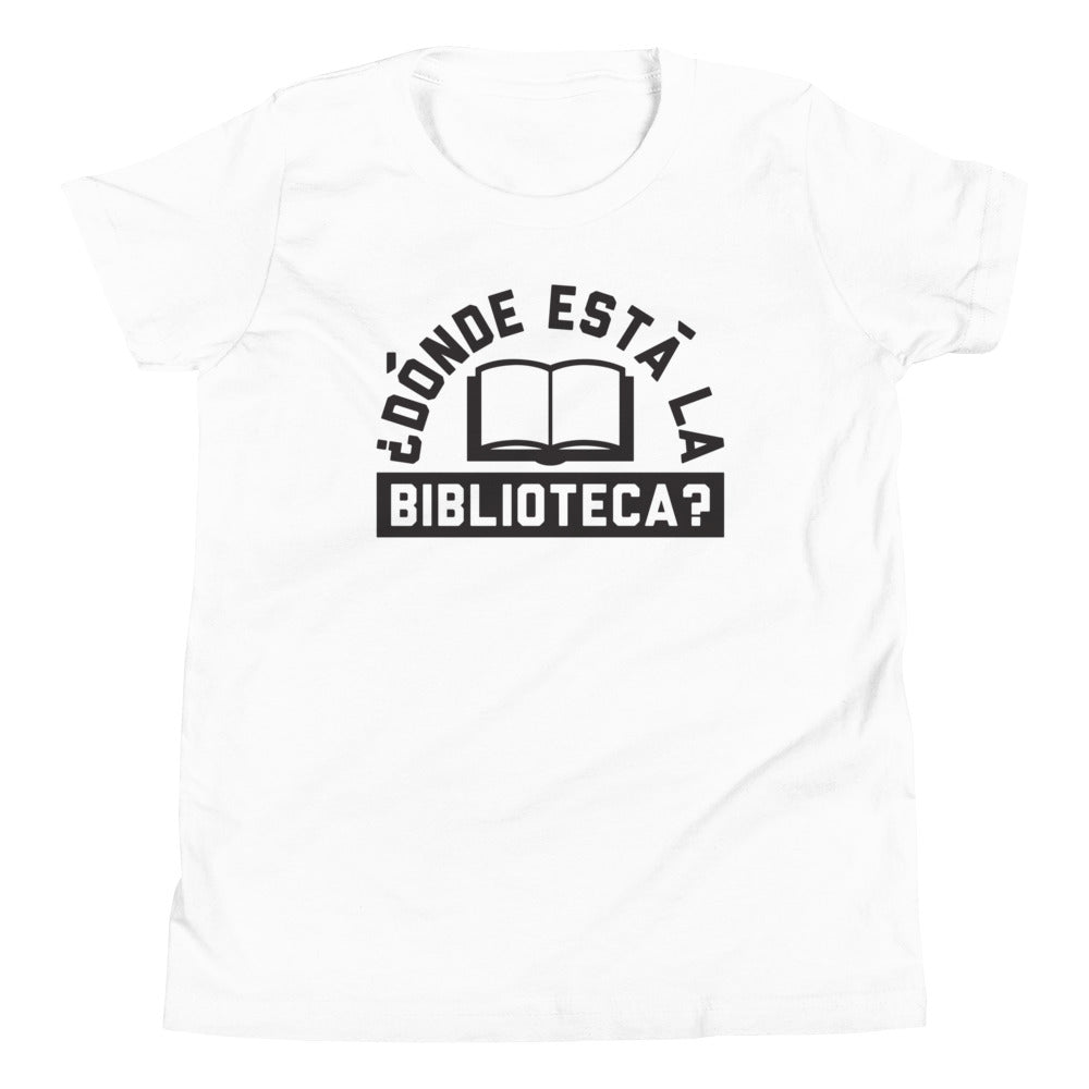 Donde Esta La Biblioteca? Kid's Youth Tee