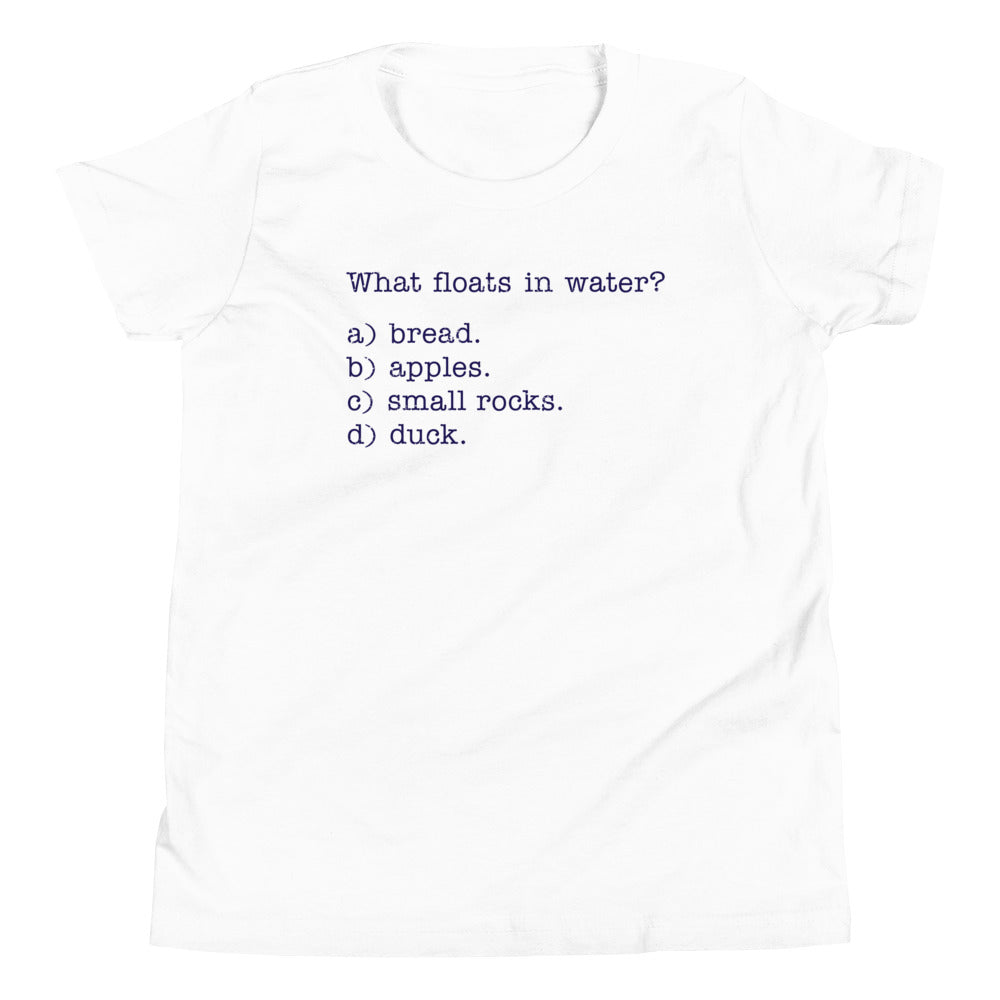What Floats In Water? Kid's Youth Tee