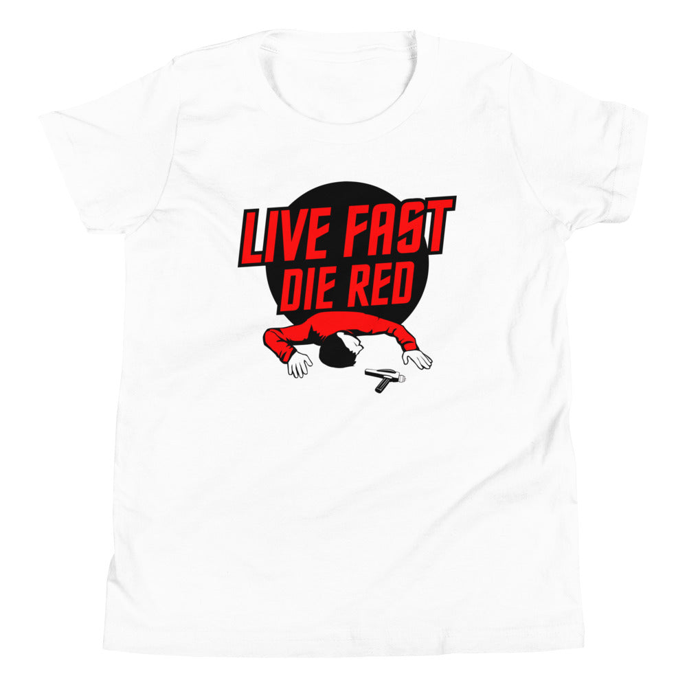 Live Fast Die Red Kid's Youth Tee
