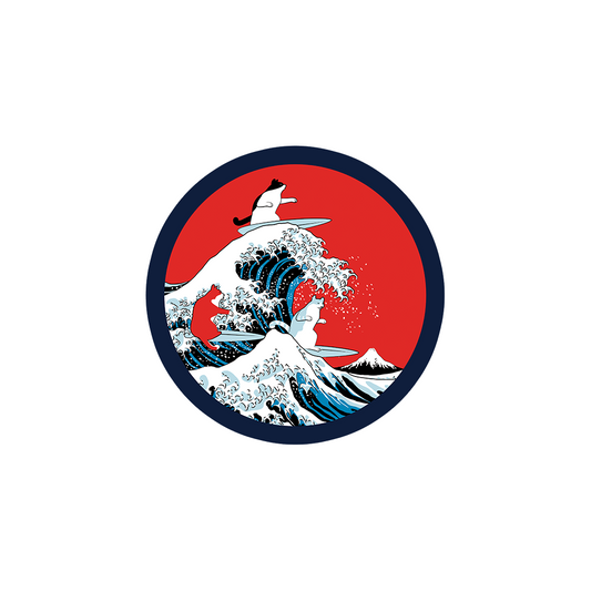 Big Wave Cats Sticker