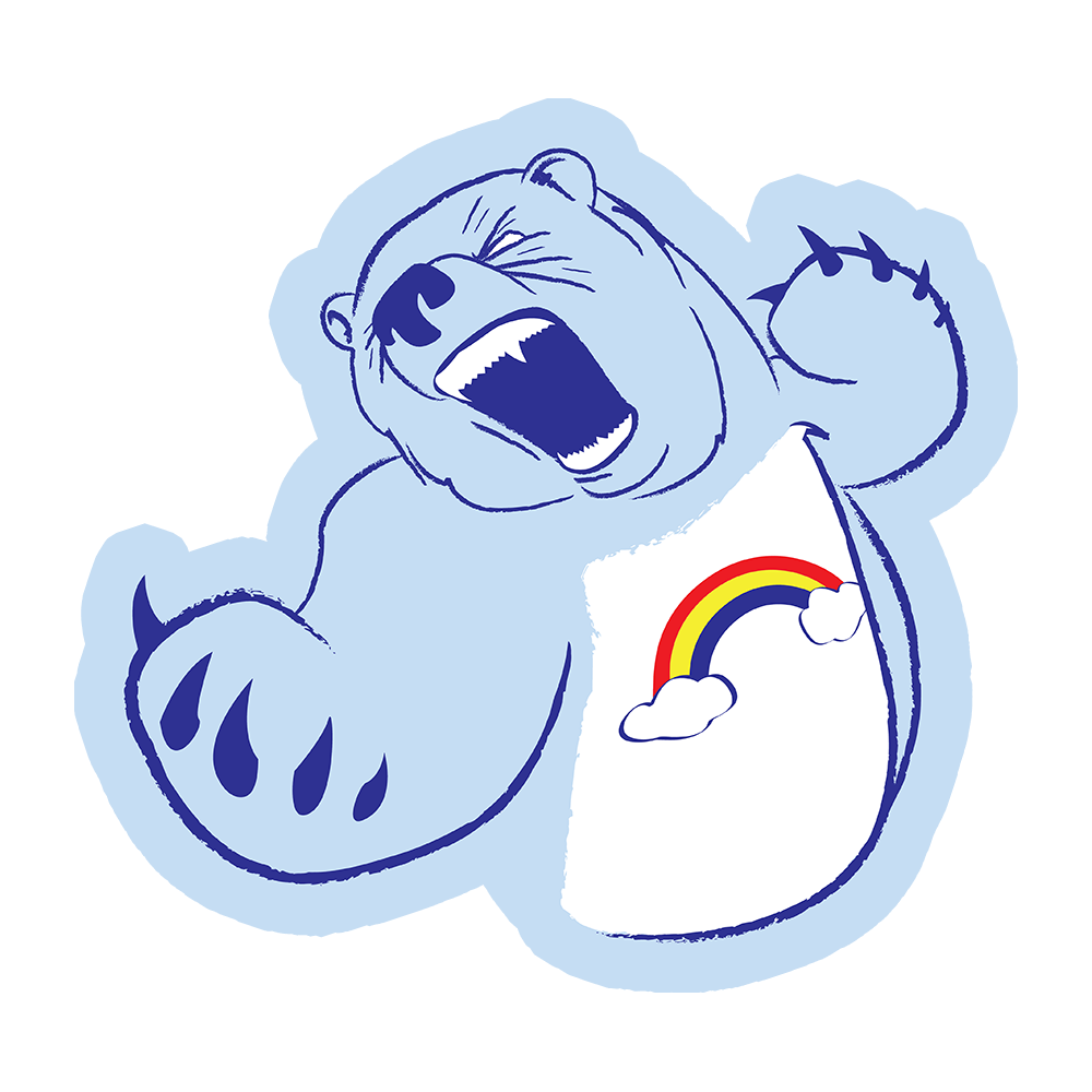 Scarebear Sticker