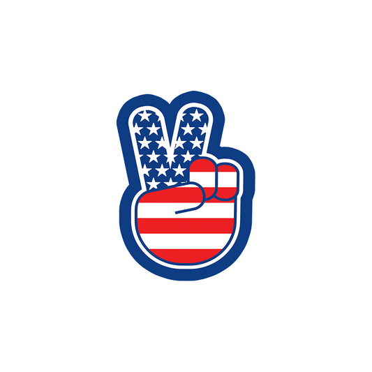 USA Peace Sticker