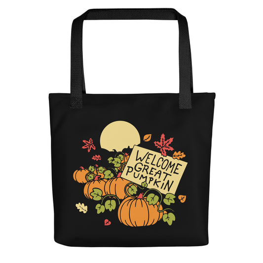 Welcome Great Pumpkin Tote Bag