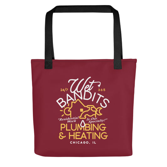 Wet Bandits Plumbing & Heating Tote Bag
