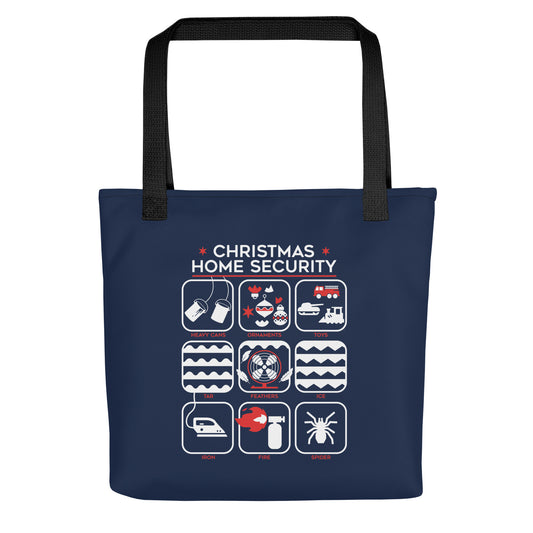 Christmas Home Security Tote Bag