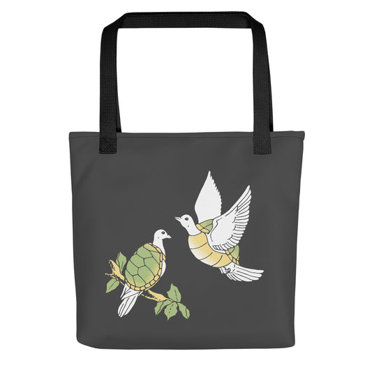 Two Turtle Doves Tote Bag