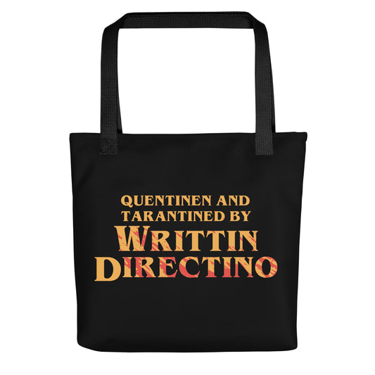 Writtin Directino Tote Bag