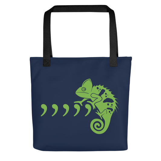 Comma Chameleon Tote Bag