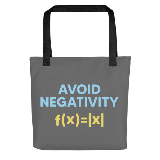 Avoid Negativity Tote Bag