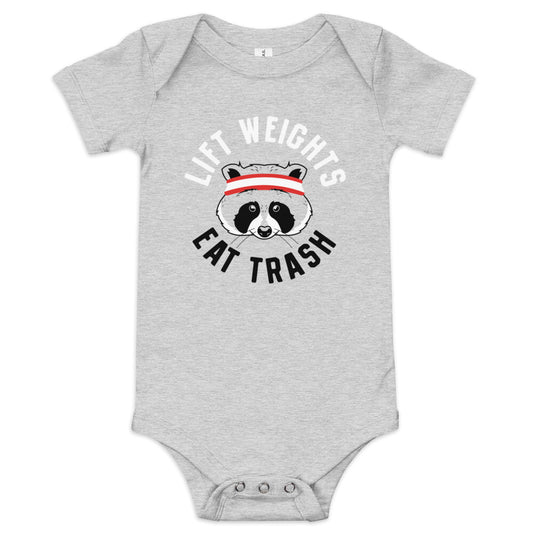 Lift Weights Eat Trash Kid's Onesie