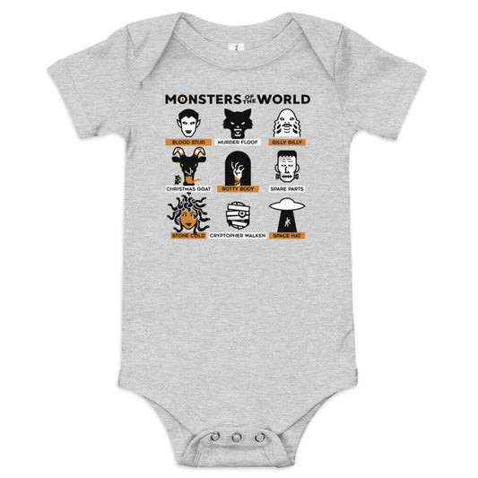 Monsters Of The World Kid's Onesie