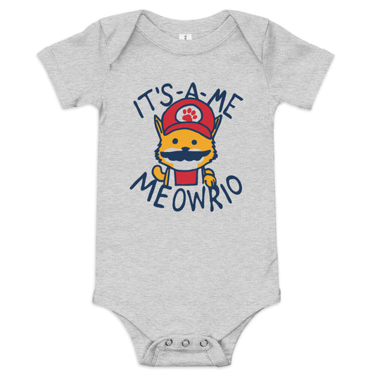 It's-a-me Meowrio Kid's Onesie