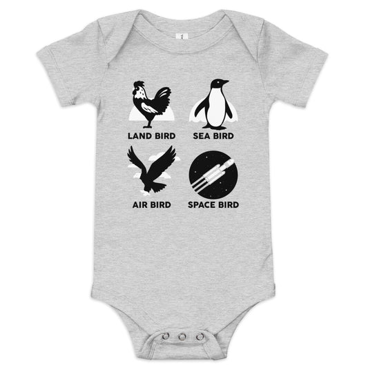Types Of Birds Kid's Onesie