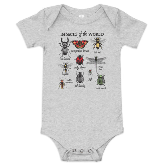 Insects Of The World Kid's Onesie