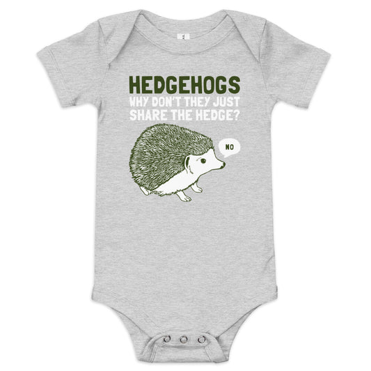 Hedgehogs Can't Share Kid's Onesie