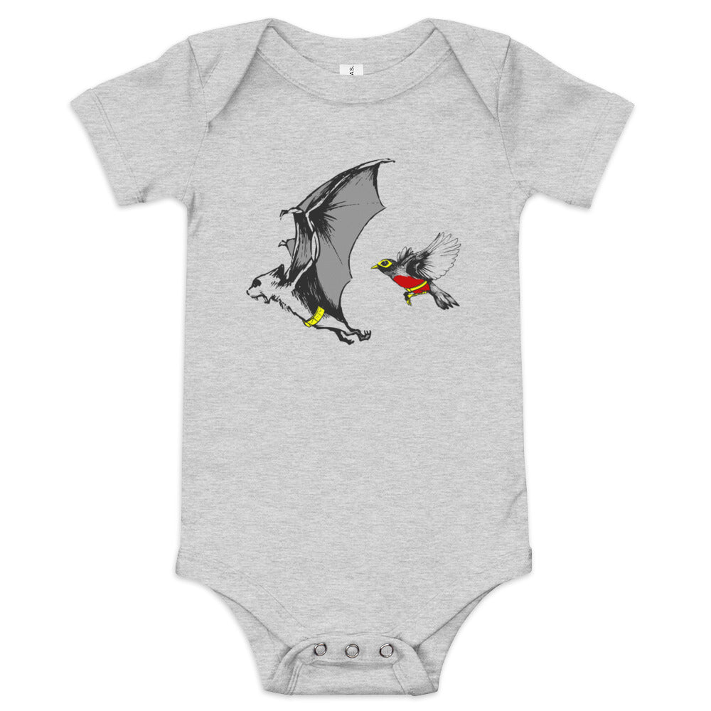 Bat and Robin Kid's Onesie