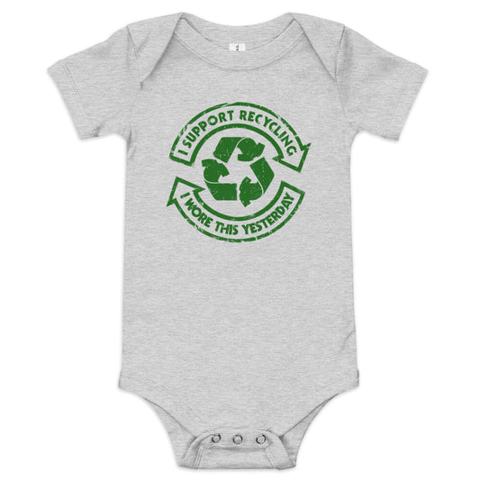 I Support Recycling Kid's Onesie