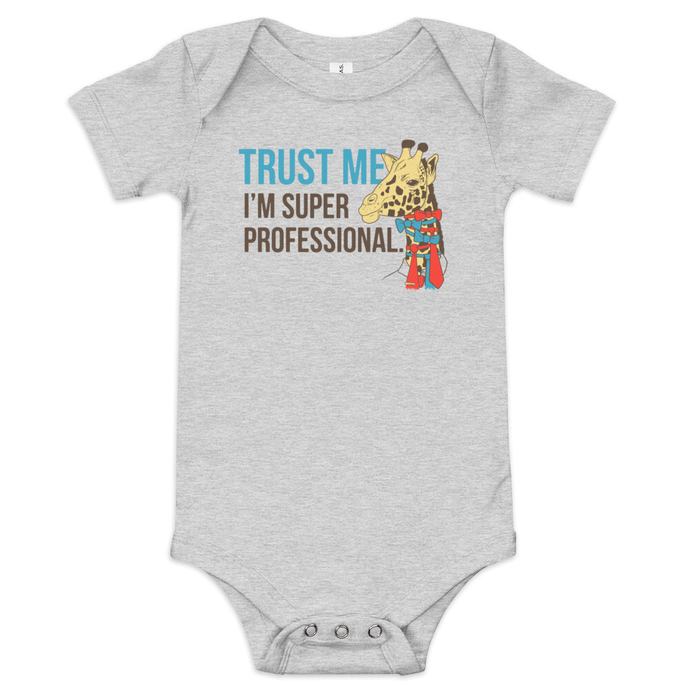 Trust Me I'm Super Professional Kid's Onesie