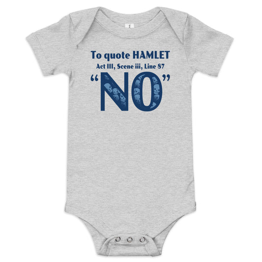 To Quote Hamlet Kid's Onesie