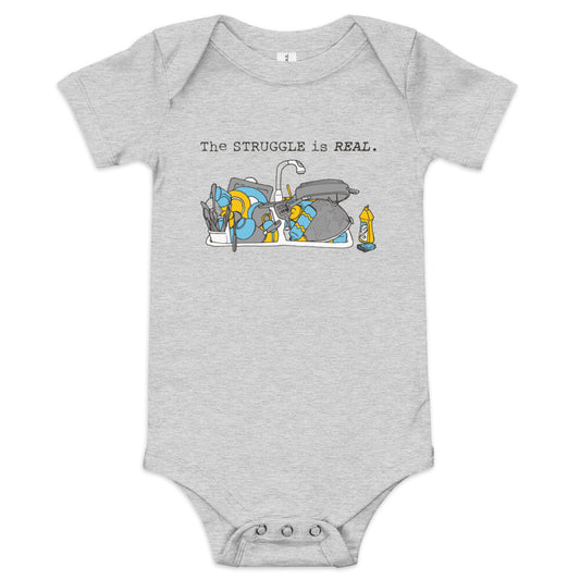 The Struggle Is Real Kid's Onesie