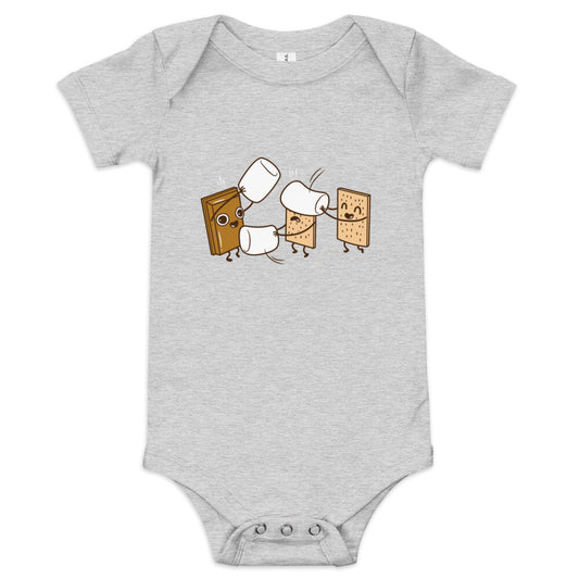 How S'mores Are Made Kid's Onesie