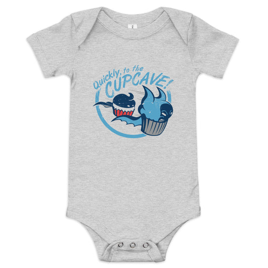 Quickly, To The Cupcave! Kid's Onesie