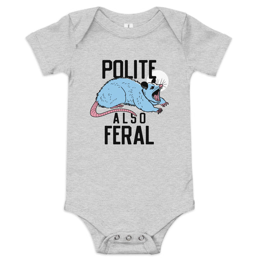 Polite Also Feral Kid's Onesie
