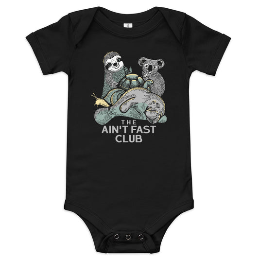 The Ain't Fast Club Kid's Onesie