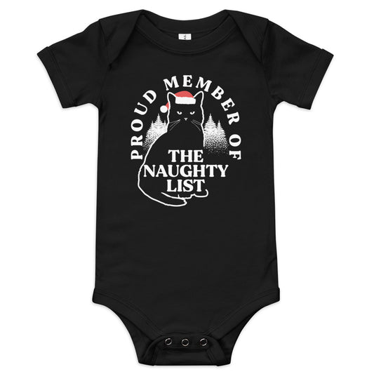 The Naughty List Kid's Onesie