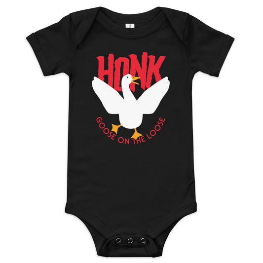 Honk Goose On The Loose Kid's Onesie