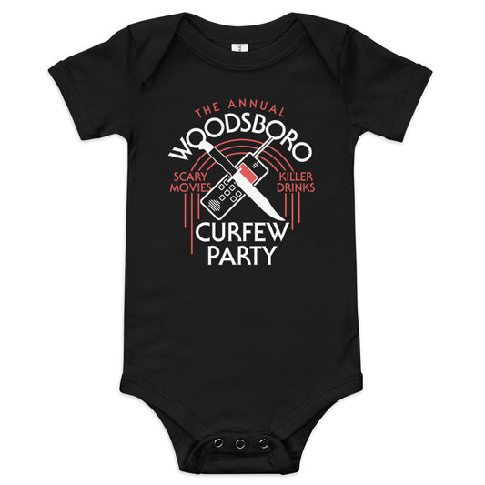 Woodsboro Curfew Party Kid's Onesie