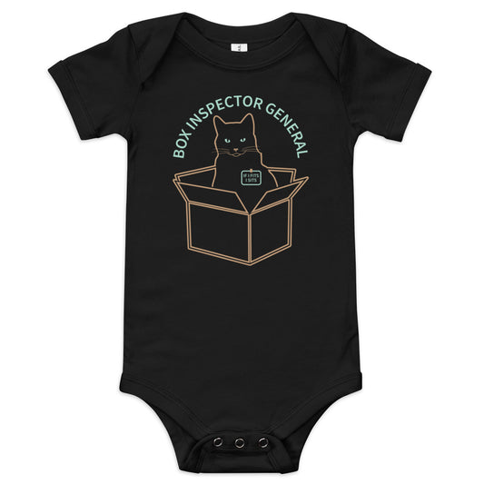 Box Inspector General Kid's Onesie
