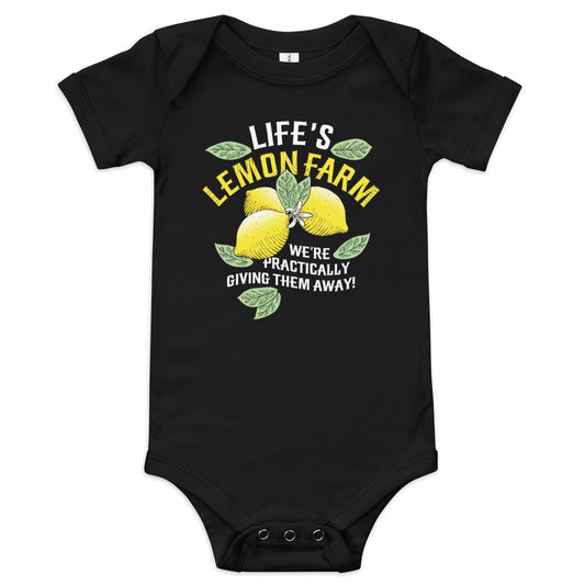 Life's Lemon Farm Kid's Onesie