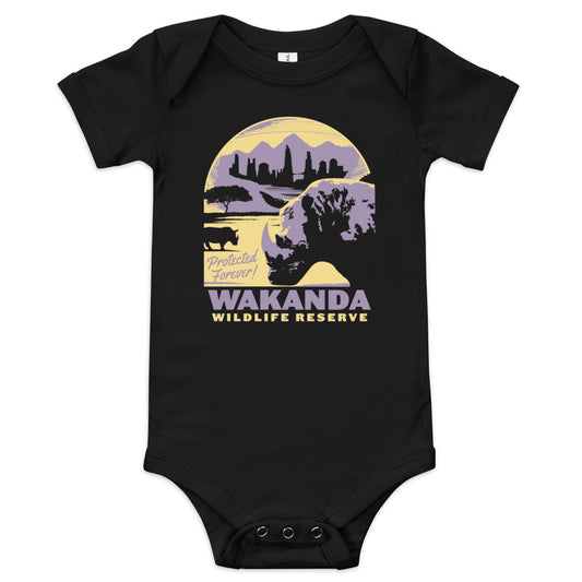 Wakanda Wildlife Reserve Kid's Onesie